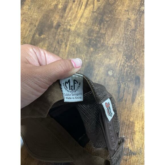 JUSTIN BOOTS Cap / Baseball / Hat “Woven Straw” SnapBack Brown One Size - Picture 9 of 11